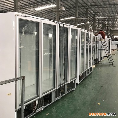 潜江冷藏柜**超市风幕柜保鲜柜水果饮料冷藏柜立式冰柜风冷图1