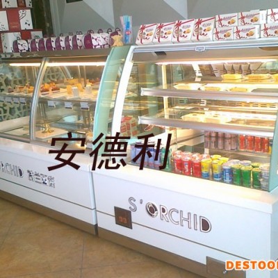 供应安德利A型新款式欧式三文治组合保鲜柜 定做各种款式冷柜 欢迎定做