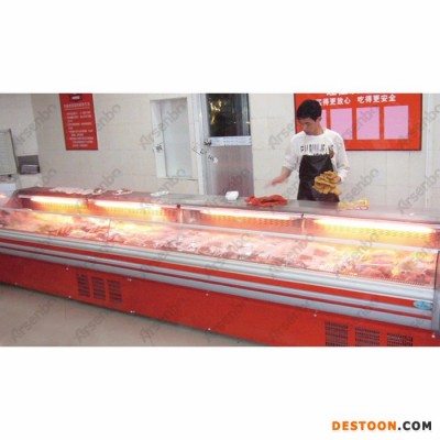 【雅绅宝】广东生产直销鲜肉保鲜柜 卧式保鲜展示柜 鲜肉冷藏冰柜