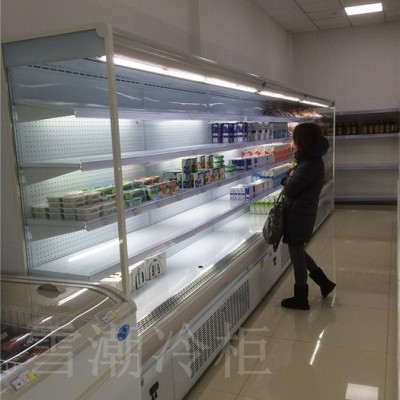 三洋款雪弗尔FMG-A定做饮料保鲜柜 超市风幕柜 款式 水果保鲜柜 三洋款式