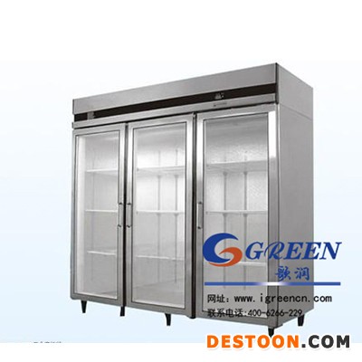 冷藏柜保鲜柜冰柜冷柜展示冷冻冰箱商用大家电柜三门玻璃门1.8