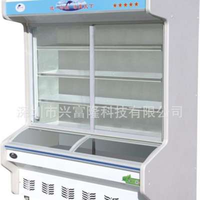 统一麻辣烫点菜柜透明冷藏展示柜自助火锅店立式冷藏保鲜柜冷柜
