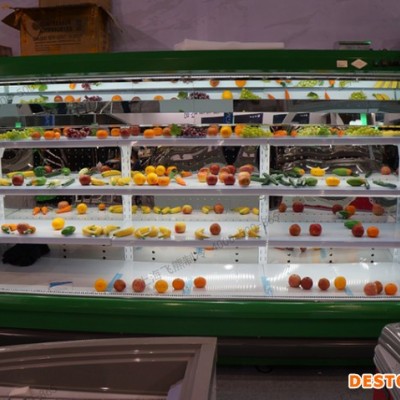风幕柜冷藏柜 超市水果牛奶保鲜柜立风柜饮料啤酒展示柜风冷