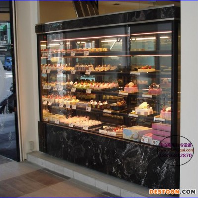 佳伯日式直角蛋糕柜 天门面包房展示保鲜柜 蛋糕店酸奶饮料果汁冷藏柜