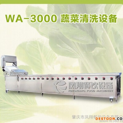 【凤翔】新型WA-3000大型多功能超声波自动蔬菜清洗机 节能高质量图1