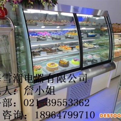 上海奉贤蛋糕展示柜豪华欧式蛋糕保鲜柜定做新款可除雾加湿蛋糕冷藏柜厂家