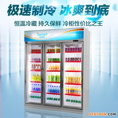 raxtard/瑞克斯达豪华饮料展示冷柜 饮料冷藏展示柜 保鲜柜 冰箱立式商用冰柜超市便利店冷饮柜风冷图1