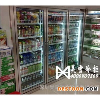 深圳哪有卖水果保鲜柜/饮料展示柜/水果风幕柜（昊雪冷柜）厂家