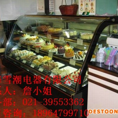 上海厂家2015新款圆弧前移门蛋糕柜定做新款后移门蛋糕冷藏保鲜柜价格