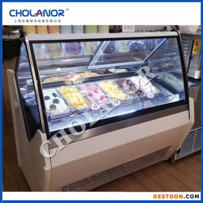 供应CHOLANOR冰淇淋展示柜 冰激凌柜手工冰糕雪糕冰淇淋展示柜冷冻柜
