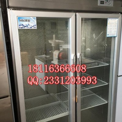 银都大二门展示柜四门陈列柜商用冰箱冷藏保鲜柜JBL0623上海包邮图1