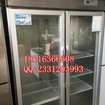 银都大二门展示柜四门陈列柜商用冰箱冷藏保鲜柜JBL0623上海包邮