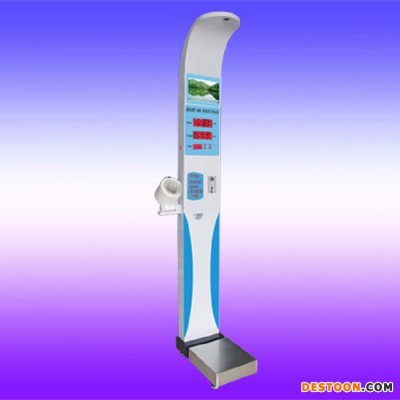 身高体重测量仪厂家 乐佳HW-900B超声波体检机 身高体重血压脉搏测量仪