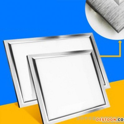 AE面板灯 集成吊顶嵌入式厨卫灯600*600吸顶灯铝扣平板图1