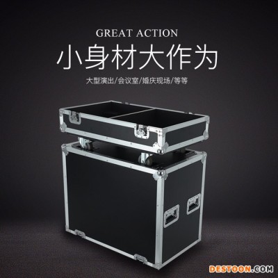 泓亿2018Q7 **定做12寸 15寸双装音响航空箱舞台灯光喇叭机箱定制铝合金机柜