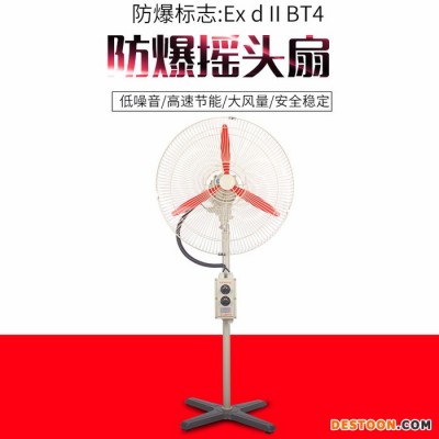 东升FB(BTS)-500/600/750 防爆轴流风机防爆风机防爆排风扇防爆壁扇防爆摇头扇落地扇排气扇换气扇固定式百叶图1