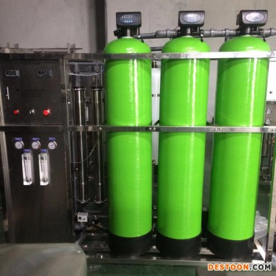 飞岳RO-1T 纯净水设备 反渗透 小型净水器 学校直饮水设备 工业净水