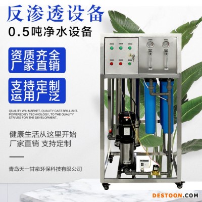 天一甘泉 工业反渗透设备 商用净水器 0.5吨水处理设备 直饮机纯净水设备
