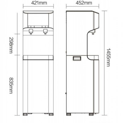 AO史密斯商用净水机BG-M2111管线机云金刚不带净水器开水器高端商务政企办公学校公共反渗透直饮水机 商务净水机