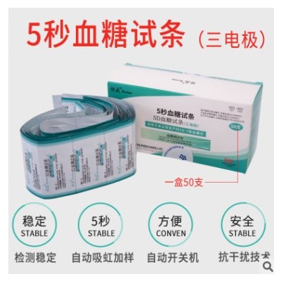 怡成 测血糖测试仪家用的仪器精准全自动孕妇医用试试纸独立包装图3