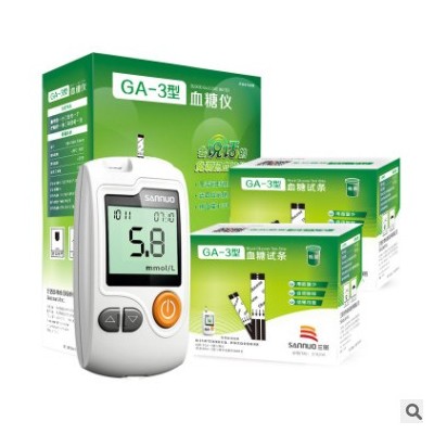 三诺血糖测试仪家用GA-3测血糖的仪器语音播报全自动测血糖图2