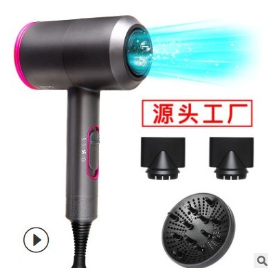 电吹风机厂家批发大功率速干hairdryer负离子冷热恒温网红吹风筒图2