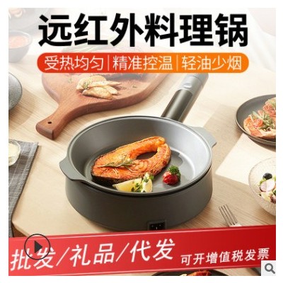 moido西厨机多功能料理锅 火锅烧烤肉煎牛排网红烤涮一体锅早餐机图2
