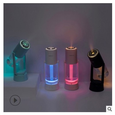 锐意锋炫影加湿器自动摇头旋转多功能香薰暖色七彩夜灯补水可定制图3