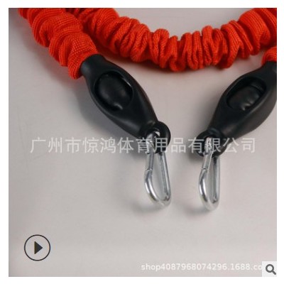厂家批发11件套拉力绳套装布套防断拉力器健身器材悬挂训练弹力绳图2