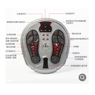 遥控电动脚底按摩器 捏揉足底按摩仪脚底理疗仪 足底按摩器批发图3