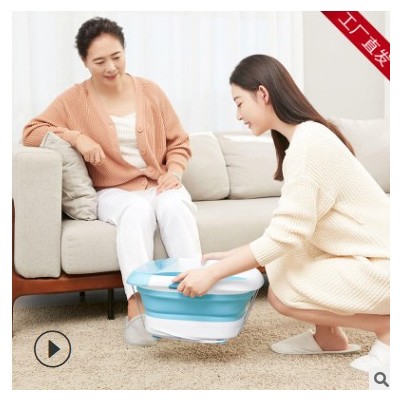 小米有品乐伽折叠式按摩足浴盆全自动洗脚电动泡脚桶加热恒温家用图3