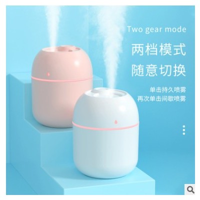 水滴加湿器 USB静音加湿香薰办公桌面便携大喷雾车载净化器批发图3