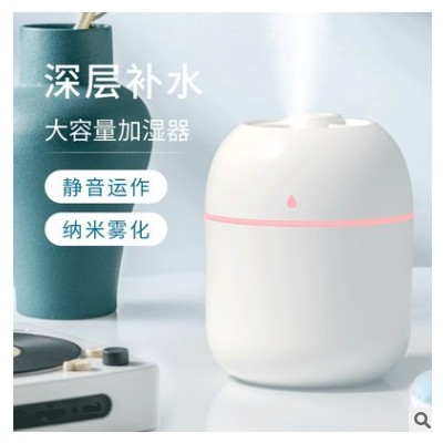 水滴220USB加湿器香薰柱状机械式空气感应中性小型家用空气加湿器图3