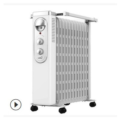 美的取暖器 家用油汀电暖器 13片电热油丁电暖气省电NY2513-16FW