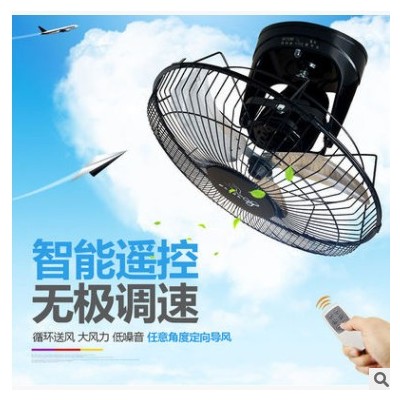 Assam铝叶楼顶扇16寸FD40-G11A客厅家用吸顶扇摇头工程吊顶电风扇图3