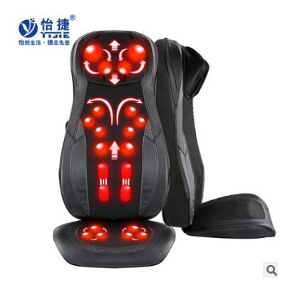 怡捷新品3D机械手按摩器腰部多功能按摩椅垫颈部电动调节按摩靠垫图3