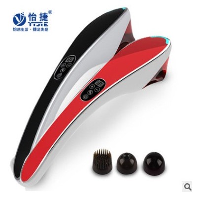 厂家批发海豚按摩器电动按摩棒颈椎颈部腿部多功能敲打按摩锤捶背图3