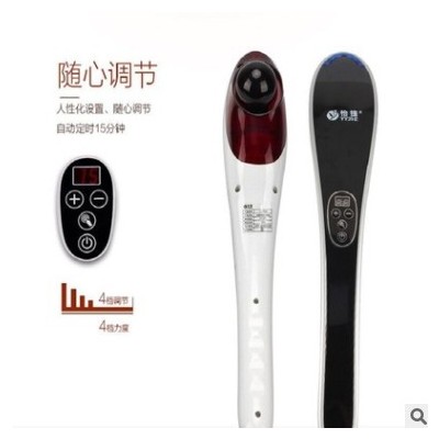 厂家批发海豚按摩器电动按摩棒颈椎颈部腿部多功能敲打按摩锤捶背图2