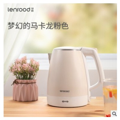 邻鹿电水壶热水壶1.7L防烫防干烧电水壶304不锈钢烧水壶LRW5802图2