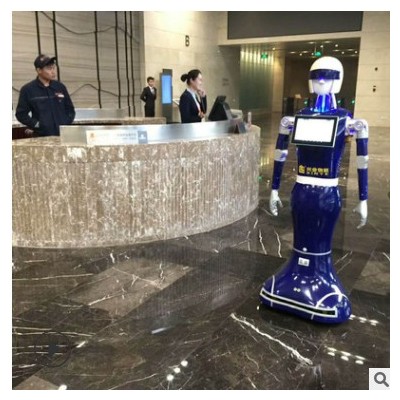 蓝豆服务机器人迎宾讲解咨询政务机器人可出售、出租、定制