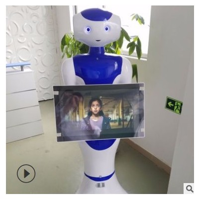 4S专卖店售楼部物业中心带领服务机器人广告宣传讲解智能机器人图1