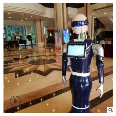 酒店大堂助理业务办理智能问答 商业大厦连锁店企业展厅机器人图2