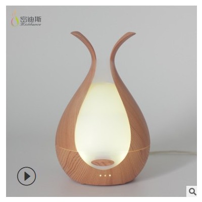 厂家直销卧室精油香薰机 家用木纹加湿器净化器雾化器 可跨境定制图2