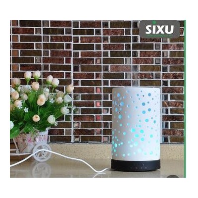 高档上加水空气加湿器超声波家用 静音卧室大容量圆柱形香薰机图3