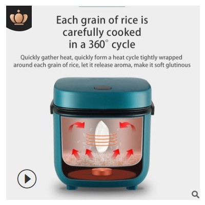 一件代发迷你电饭煲1-2人小型电饭锅家用家电跨境礼品rice cooker图2