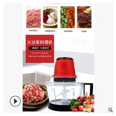 厂家直供2升3升绞肉机家用电动食物料理机绞陷机绞菜器辅食机图3