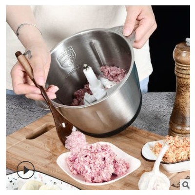 厂家直供特卖新款家用绞肉机电动料理机绞菜器辣椒粉碎机