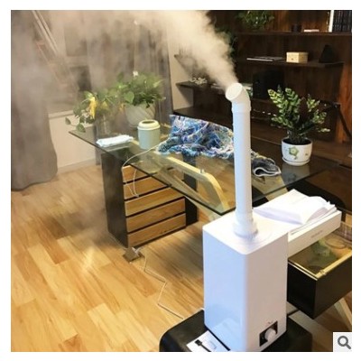 落地式智能加湿器大容量工业商用超市车间空气净化喷雾增湿器跨境图2