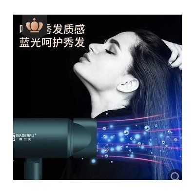 网红新款折叠锤子大功率吹风机酒店家用风筒蓝光离子现货急速代发图2