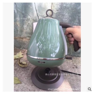 复古烤漆带温度显示电热水壶外观专利产品 ZL201430392693.4图3